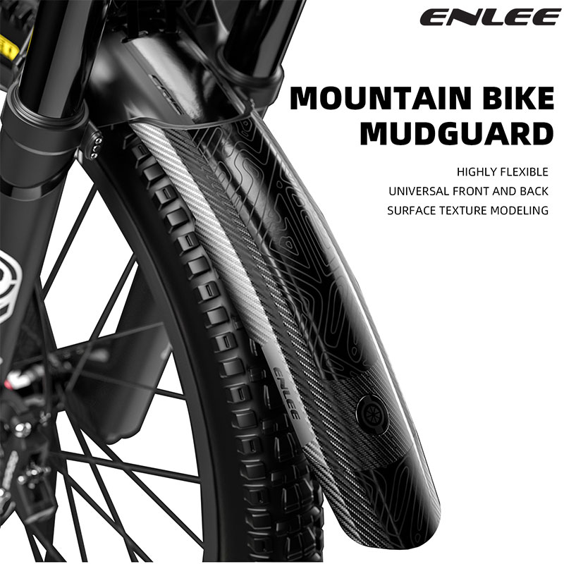 Mountain Biking In The Rain - ENLEE Mountain Bike Mudguards Downhill Bike