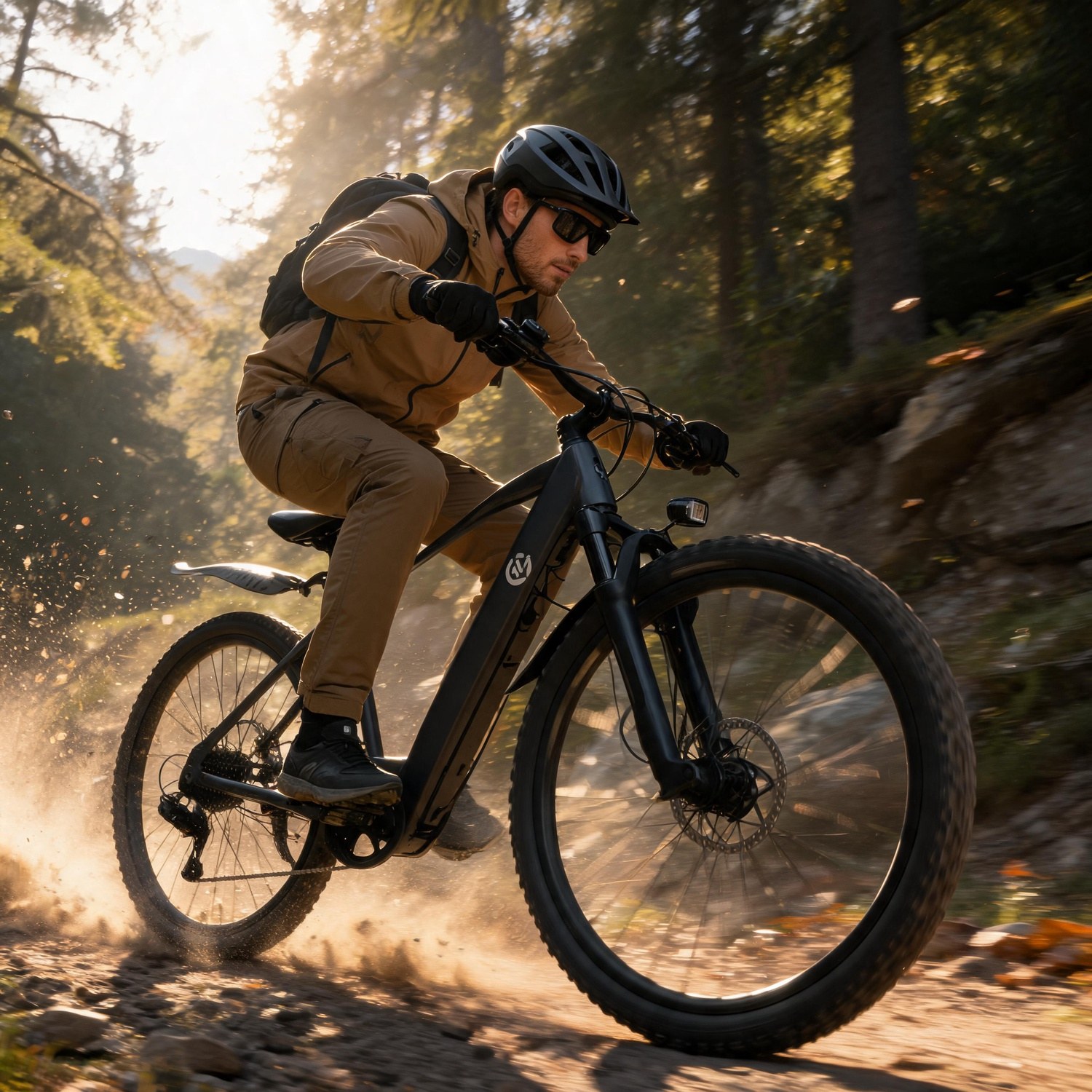 Mountain Biking Videos - Electric Mountain Bike, Full Suspension, 500W