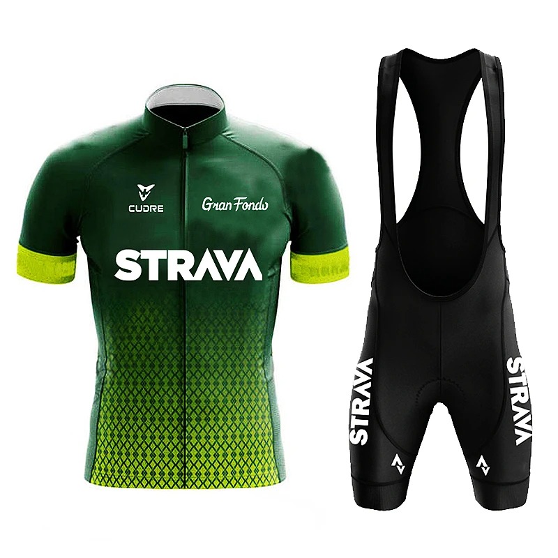 Strava Jersey Set Men's Bib Sh - Mountain Biking Jerseys Men recension och pris
