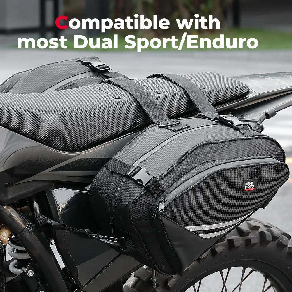 Motorcycle Saddlebags with Rai - Mountain Biking In The Rain recension och pris