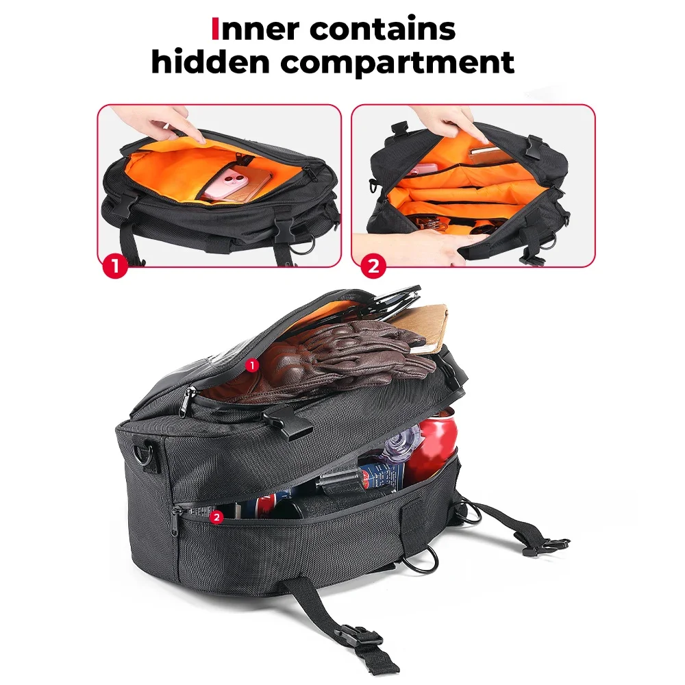 Motorcycle Saddlebags with Rai - Mountain Biking In The Rain recension och pris